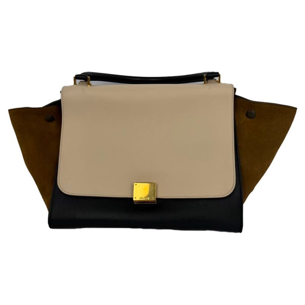 Celine Medium Trapeze Bag in Multicolor Leather